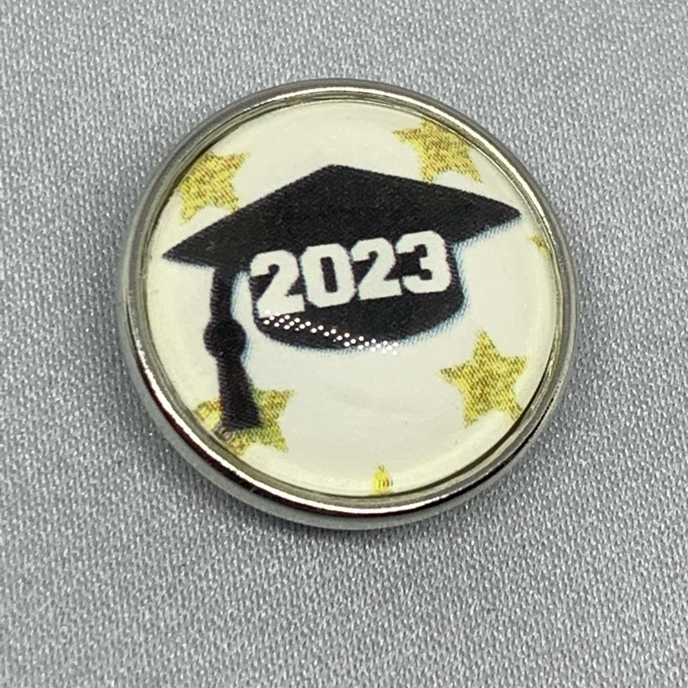 SALE - Class of 2023 Snap Button Charm - Oh Snap!